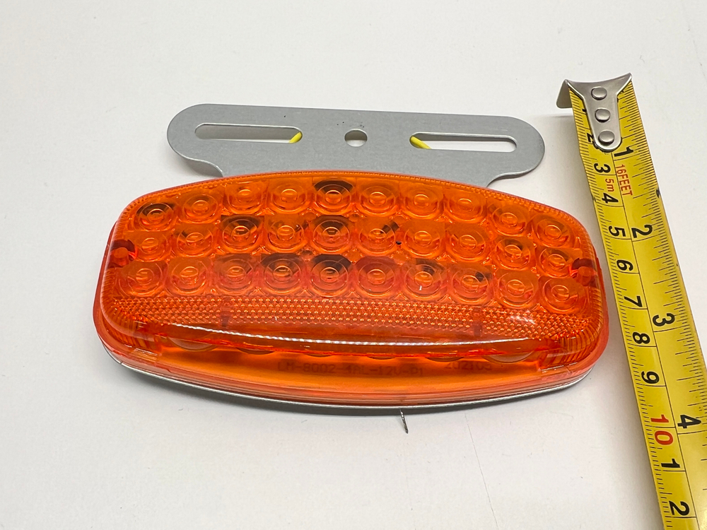 12V / Боковые Светодиодные габаритные фонари, 12 вольта, оранжевый, КристалБим, №8002 (за 1 шт.) -