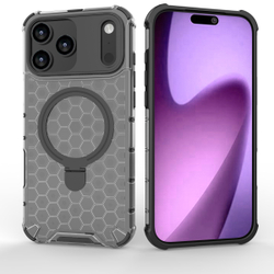 Прозрачный чехол Honeycomb Stand Case для iPhone 17 Pro Max