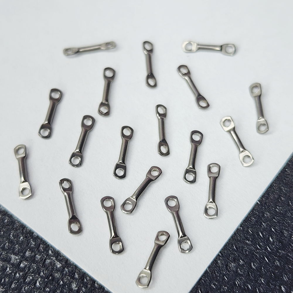 Коннектор, сталь, литые петли!, р-р 8×2мм, штучно