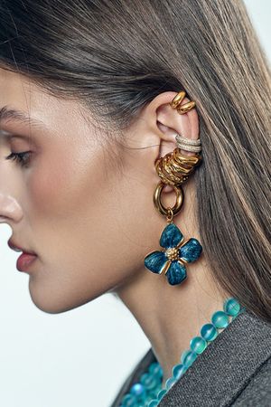 Подвеска Flower enamel
