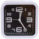 Будильник «Брук» 10*10*4,3см, микс цветов