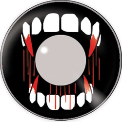 Линзы "Клыки вампира"