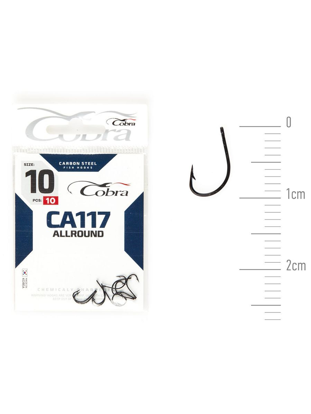 Крючки Cobra Allround FUNA серии CA117 размер 010 (упк.10шт.)
