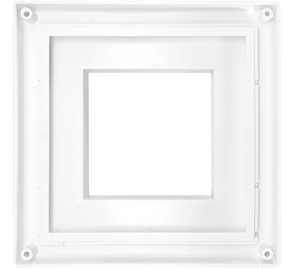 Решетка вентиляционая AWENTA RMT97а Bk 90*90 (140*140) (Распродажа)