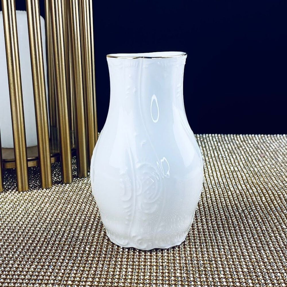 Lenardi 226-200 Ваза 11 см MARIA GOLD в под.уп.(х48)Фарфор