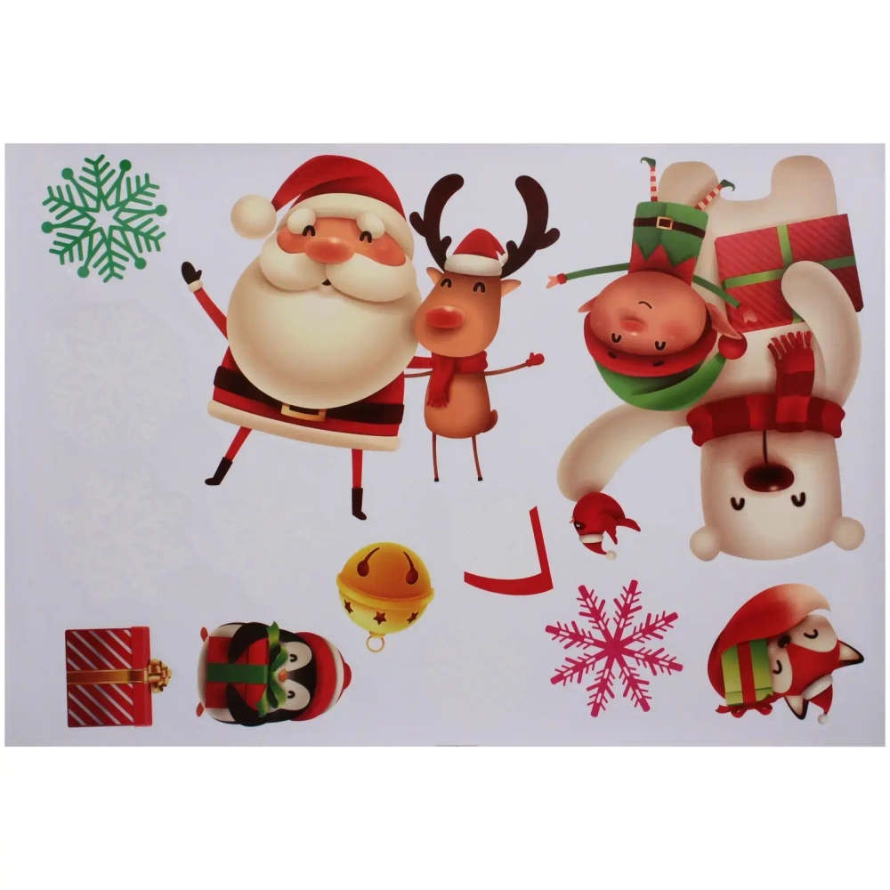 Наклейка на стекло «Зимние танцы» 50*35 см (диаметр рулона 4 см)