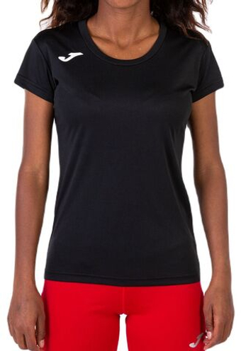Женская теннисная футболка Joma Record II Short Sleeve - черный