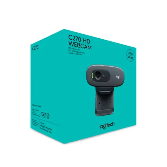 Logitech Webcam HD C270 Black
