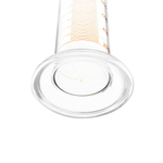 Цилиндр мерный стеклянный с пластиковой пробкой, 2000 мл, с круглым стеклянным основанием