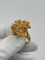 Кольцо с кристаллами