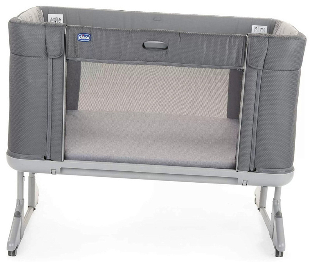 Детская кроватка Chicco Next2Me Forever Moon Grey