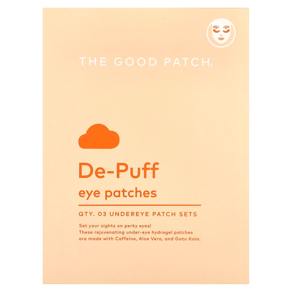 The Good Patch, Патчи для снятия отечности, 3 набора