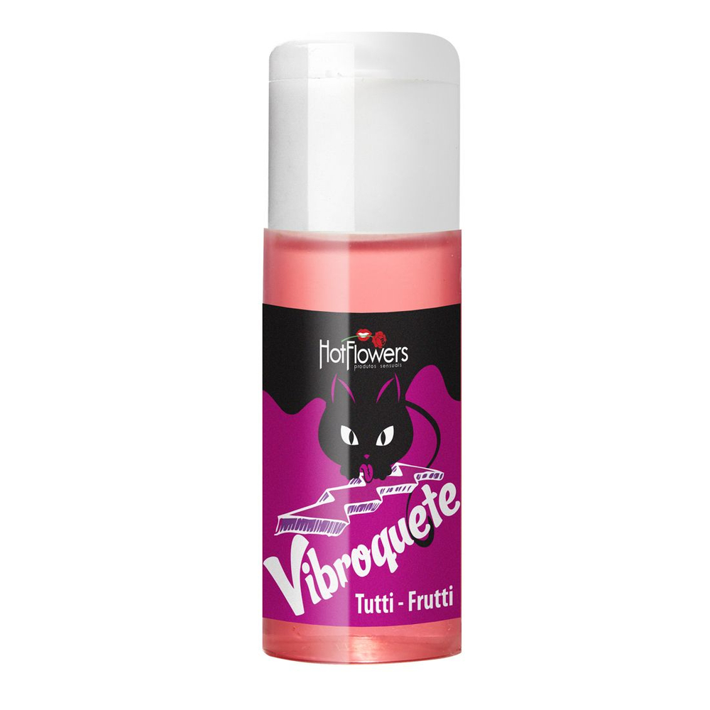 Жидкий вибратор HotFlowers Vibroquete, tutti-frutti, 12 ml