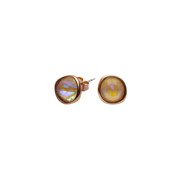 Серьги-пусеты Fiore Luna Light Grey D. A1909.2.1 BW/RG