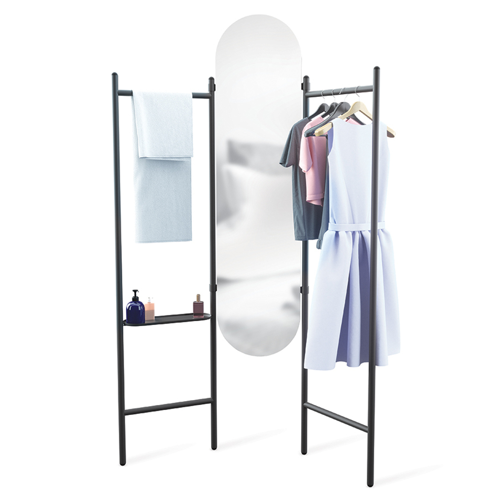 Напольное зеркало с вешалками Vala