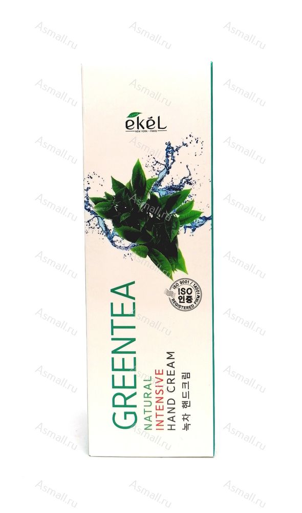 Интенсивный крем для рук с зеленым чаем, Green Tea, EKEL, Корея, 100 мл.