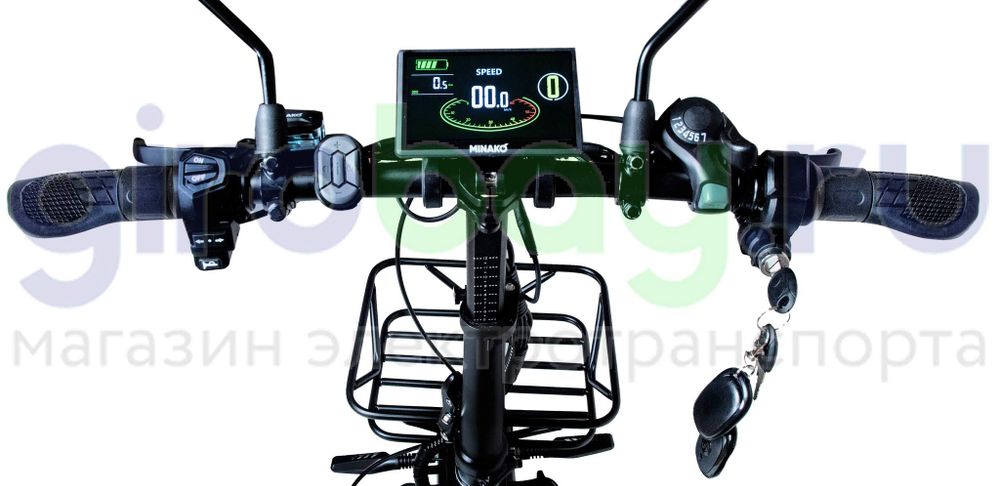 Электровелосипед Minako F11 Pro 2025 года (48V/20Ah) - Черный обод Электровелосипед Minako F11 Pro 2025 года (48V/20Ah) - Черный обод фото №5