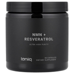 Toniiq, NMN + ресвератрол, 90 капсул