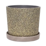 Горшок Дакар серый кедр №1