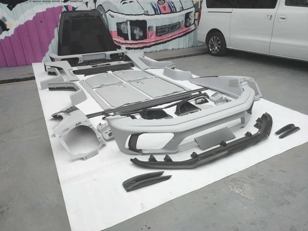 Широкий карбоновый обвес для Mercedes-Benz G-Class W463A/W464 2018+ Мерседес Гелик гелентваген