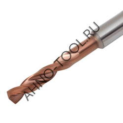 Сверло  4.1мм  твердосплавное 3D без подвода СОЖ. SP-X800030410 VHM AHNO по стали, чугуну, нерж. и ж