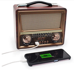 Радиоприемник в стиле ретро +MP3 плеер Raiseng R-2055Bluetooth