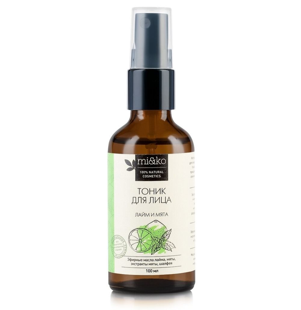 Тоник для лица Лайм и мята 100 мл COSMOS ORGANIC (Mi&Ko) Тоник для лица Лайм и мята 100 мл COSMOS ORGANIC (Mi&Ko)