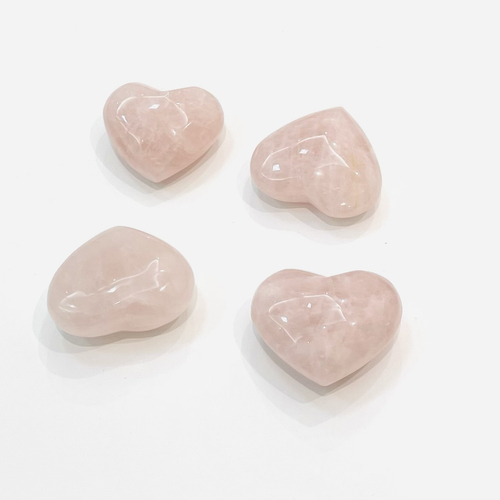 Сердце розовый кварц, 1 шт (45-55 гр)