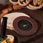 Круг лепестковый торцевой, P40, 180х22,2мм KRANZ