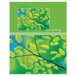 Тетрадь А5, 48 л., HATBER-ECO, скоба, офсет №2 ЭКОНОМ, клетка, обложка картон, "Seasons", 48Т5D1, 5шт