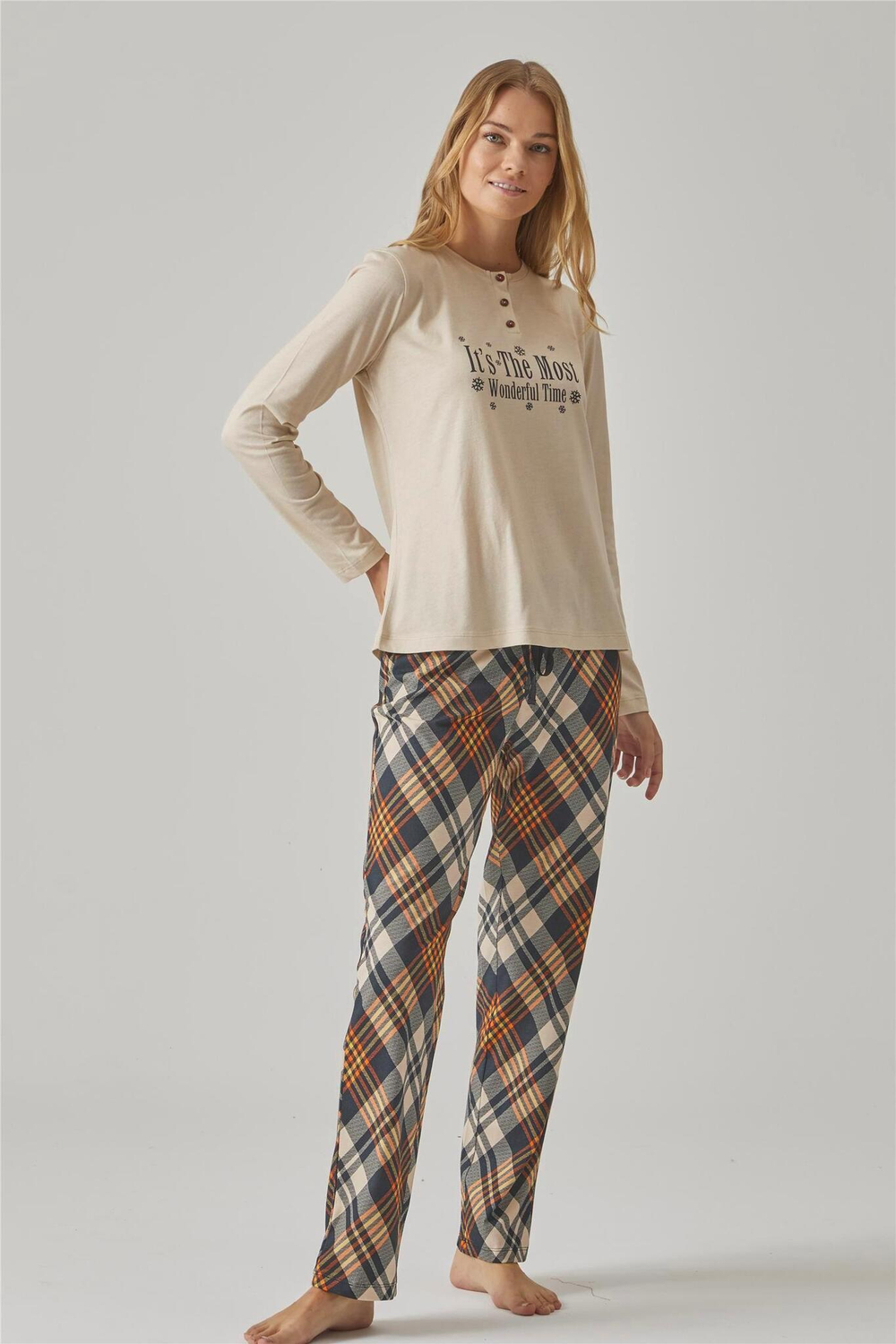 RELAX MODE - Женская пижама с брюками - 10792