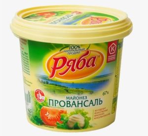 МАЙОНЕЗ РЯБА ПРОВАНСАЛЬ КЛАССИЧЕСКИЙ 67% 837ГР