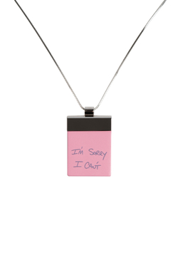 Подвеска-стикер "I'm sorry" PINK