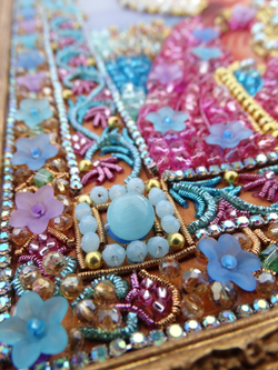 И-25а Набор для вышивания хрустальными камнями Богородица Помощница в родах (мал.)