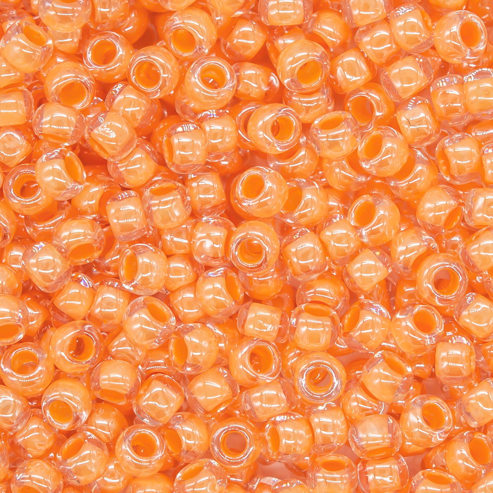 Японский бисер TOHO Round 8/0 (№984), окрашенный изнутри прозрачный