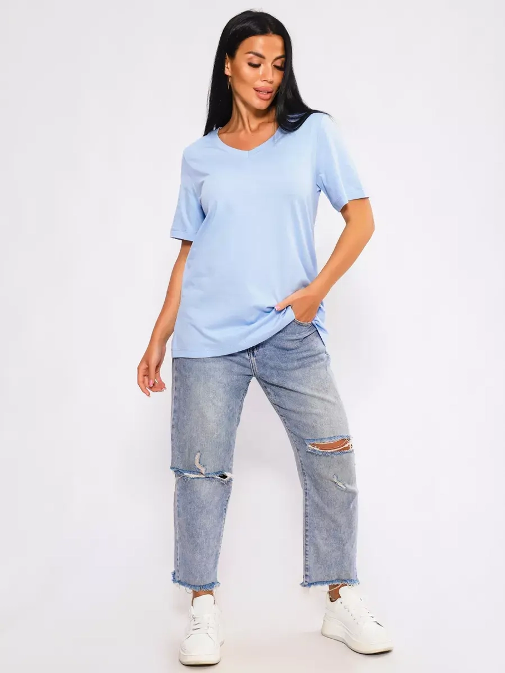 Футболка базовая большие размеры