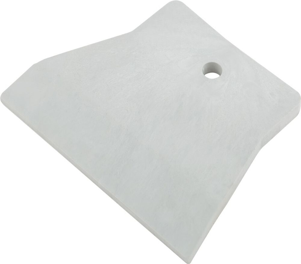 06886 КУРС Шпатель резиновый белый 100мм