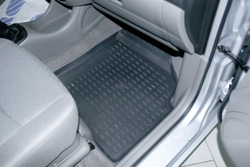 Коврики Standard, в салон CHEVROLET Rezzo 2004- , 4 шт. (полиуретан, чёрные) Element.CARCHV00009
