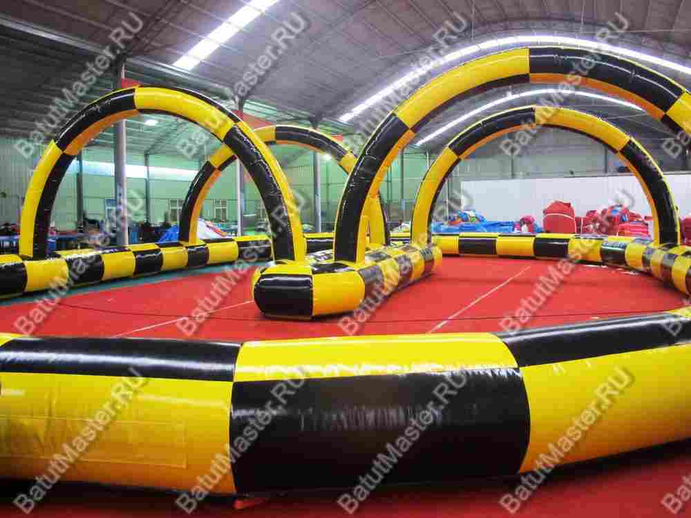 Надувная гоночная трасса "Предел 2" 12*12*3 м