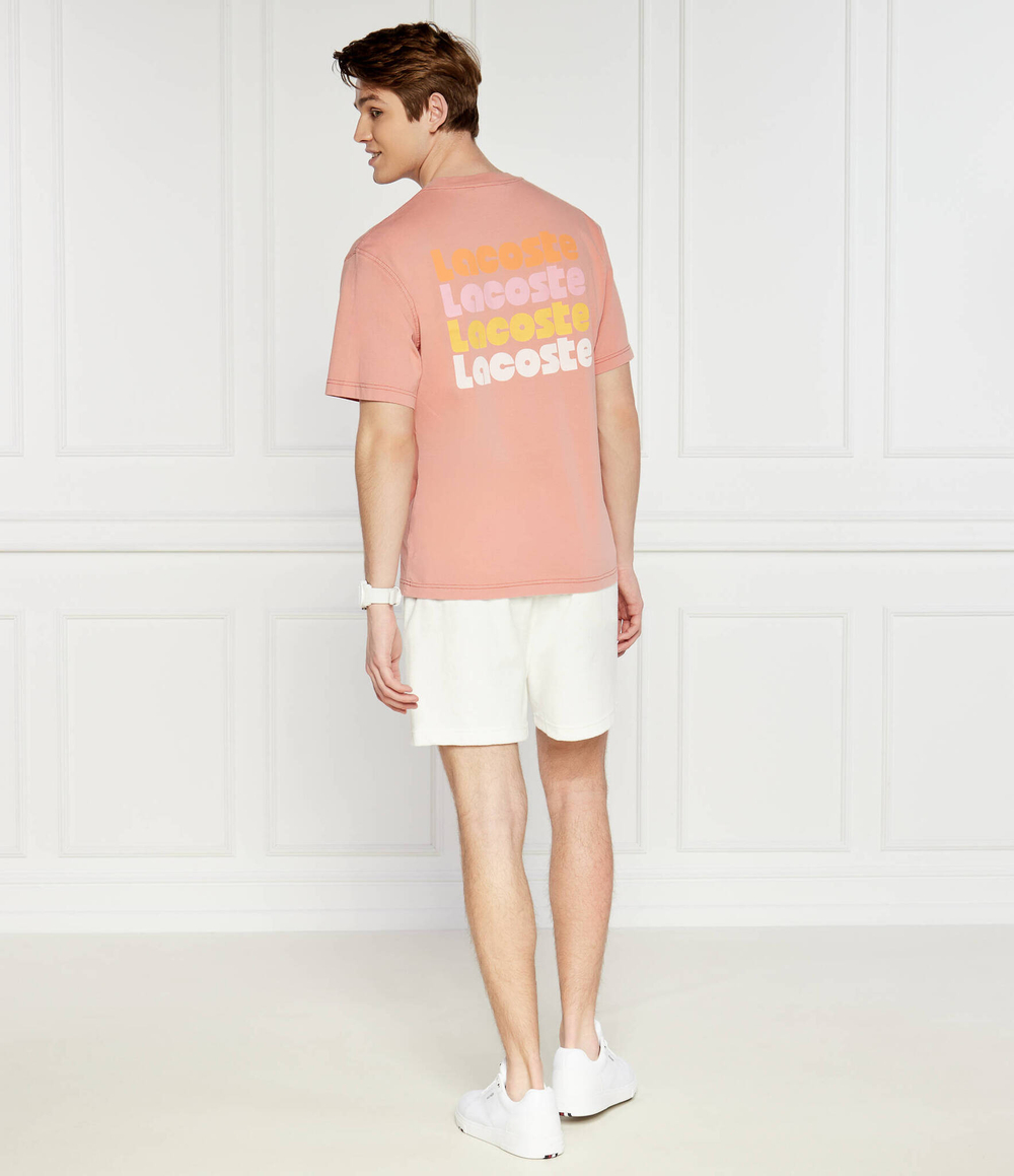 Футболка Lacoste - персиковый(TH7544)