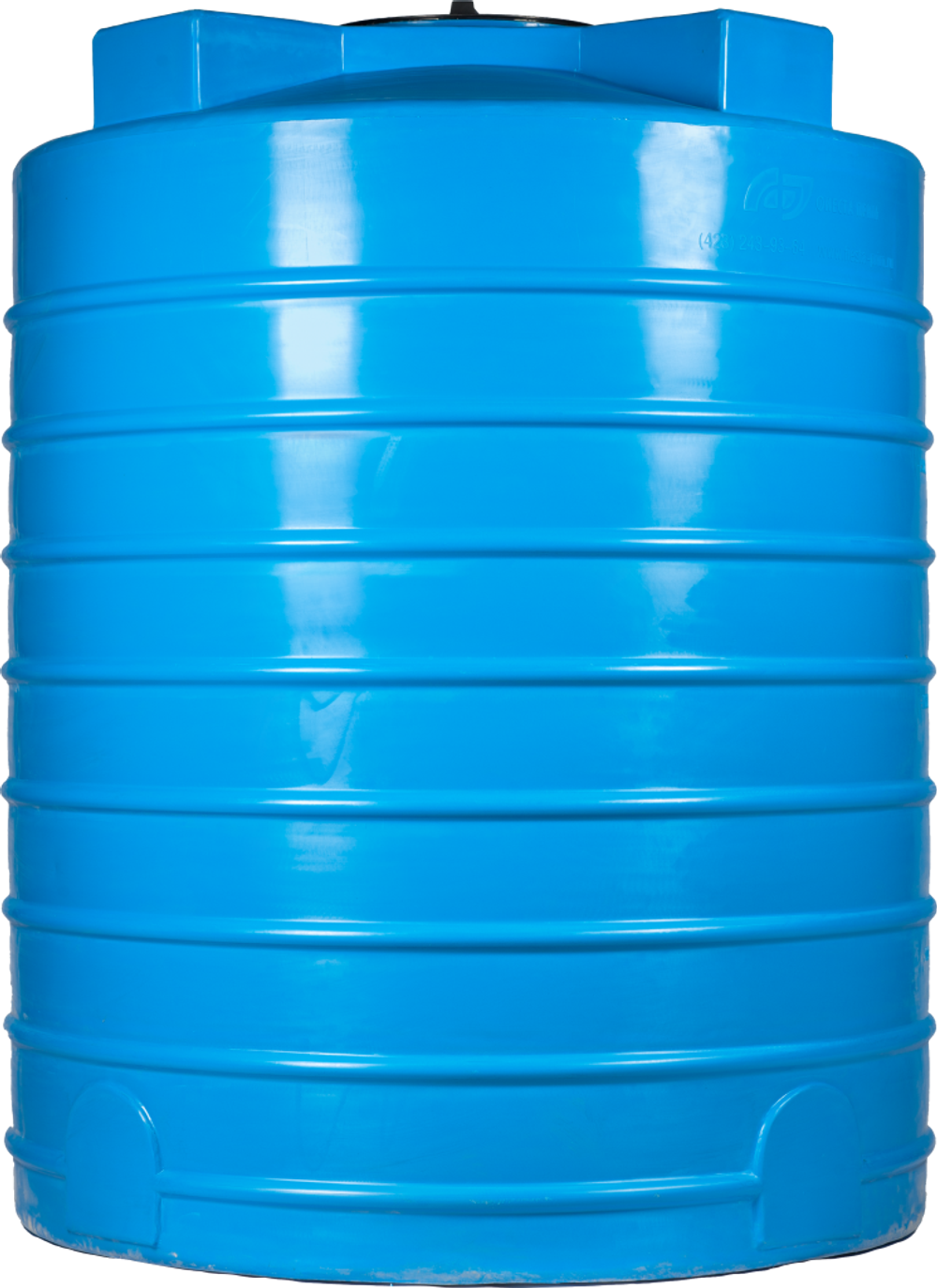 Емкость Ц2001 Хромов 2000 л. вертикальный (1330x1330x1710см;синий) - арт.560958