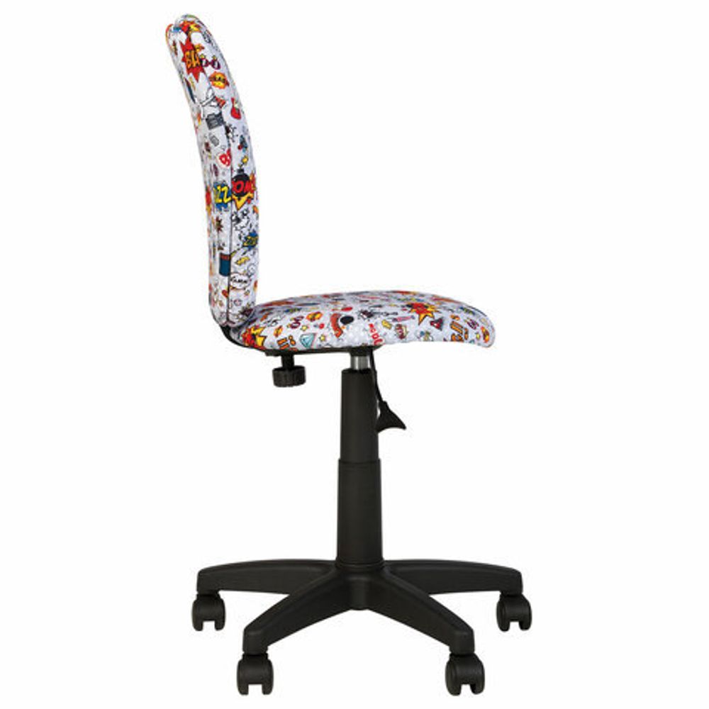 Кресло детское "POLLY GTS" без подлокотников, серое с рисунком