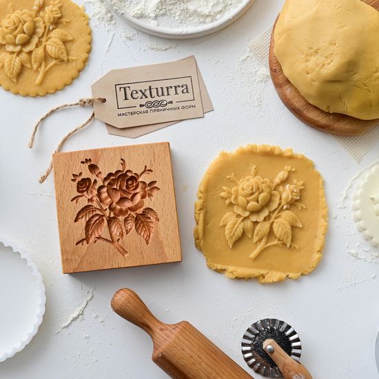 Набор прованская сентифолия (штамп + вырубка)