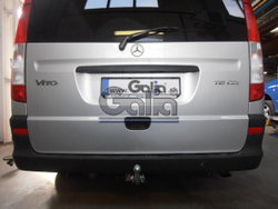 Фаркоп оцинкованный Galia M108A для Mercedes V-Class w447 2014-, Vito,Viano w639 2003-2014 (паспорт и сертификат в комплекте)(без электрики)