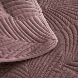 Покрывало 160х220 и наволочка 50х70 Sofi De MarkO Ноэль пепельная роза