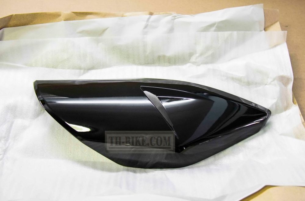 18360-KZZ-900ZC. COVER, FR. MUFFLER *NH1* Honda CRF250L-M 2012-2016. BLACK