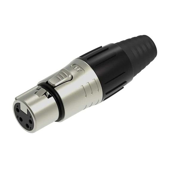 Seetronic SCSF4 Кабельный разъём XLR "мама", 4-контактный