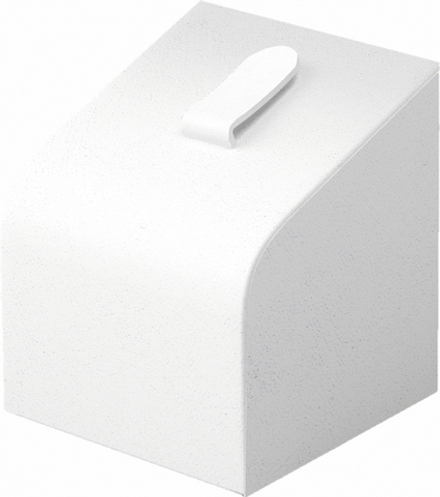 Подставка для кольца/кубик изогнутый/язычок/Н-40 мм.