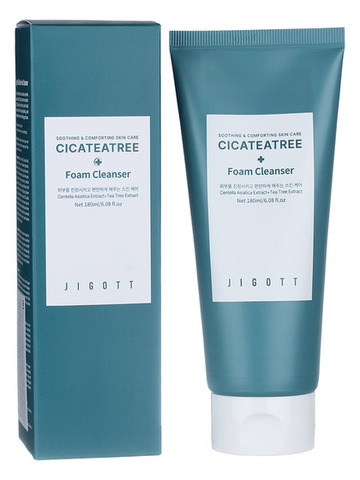 JIGOTT Пенка для умывания для чувствительной кожи / Cicateatree Foam Cleanser, 180мл
