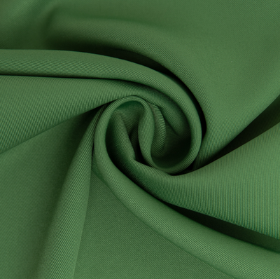 Ткань плательная стрейч Маккао, 160 гр/м2, 150 см, зелёный